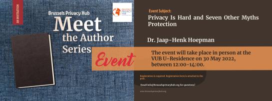 Poster for Meet the Author on 30 May 2022