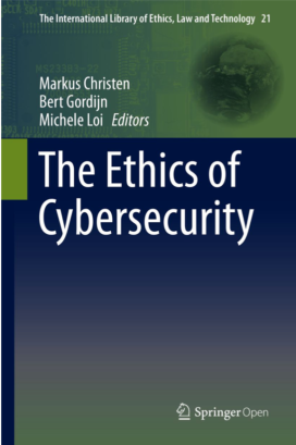 image of the Ethics of Cybersecurity book